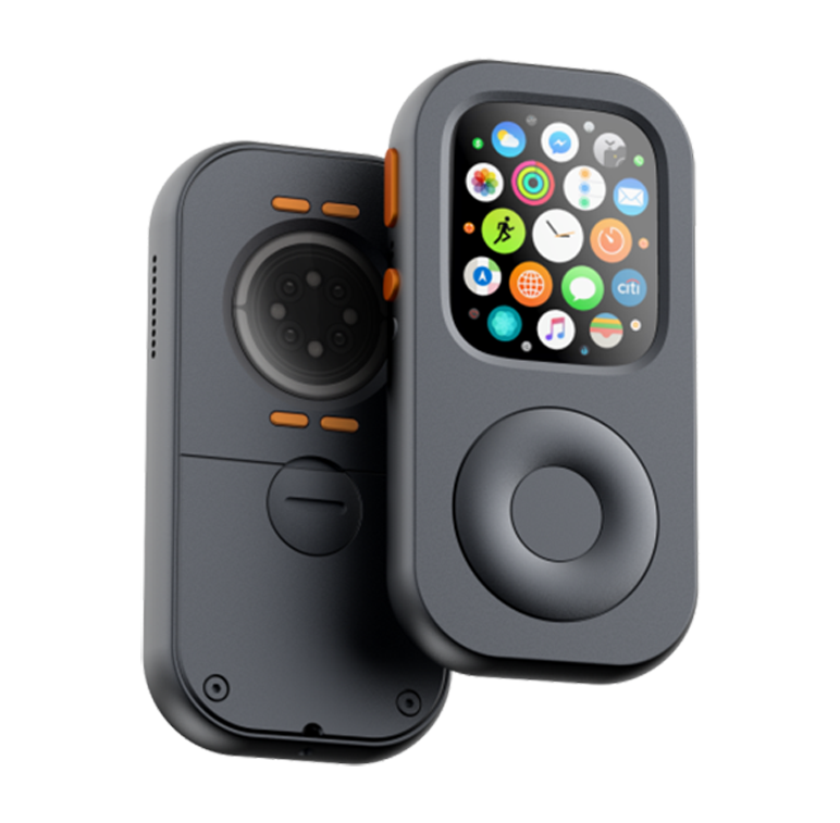 RePod Apple Watch iPod case with retro click wheel design