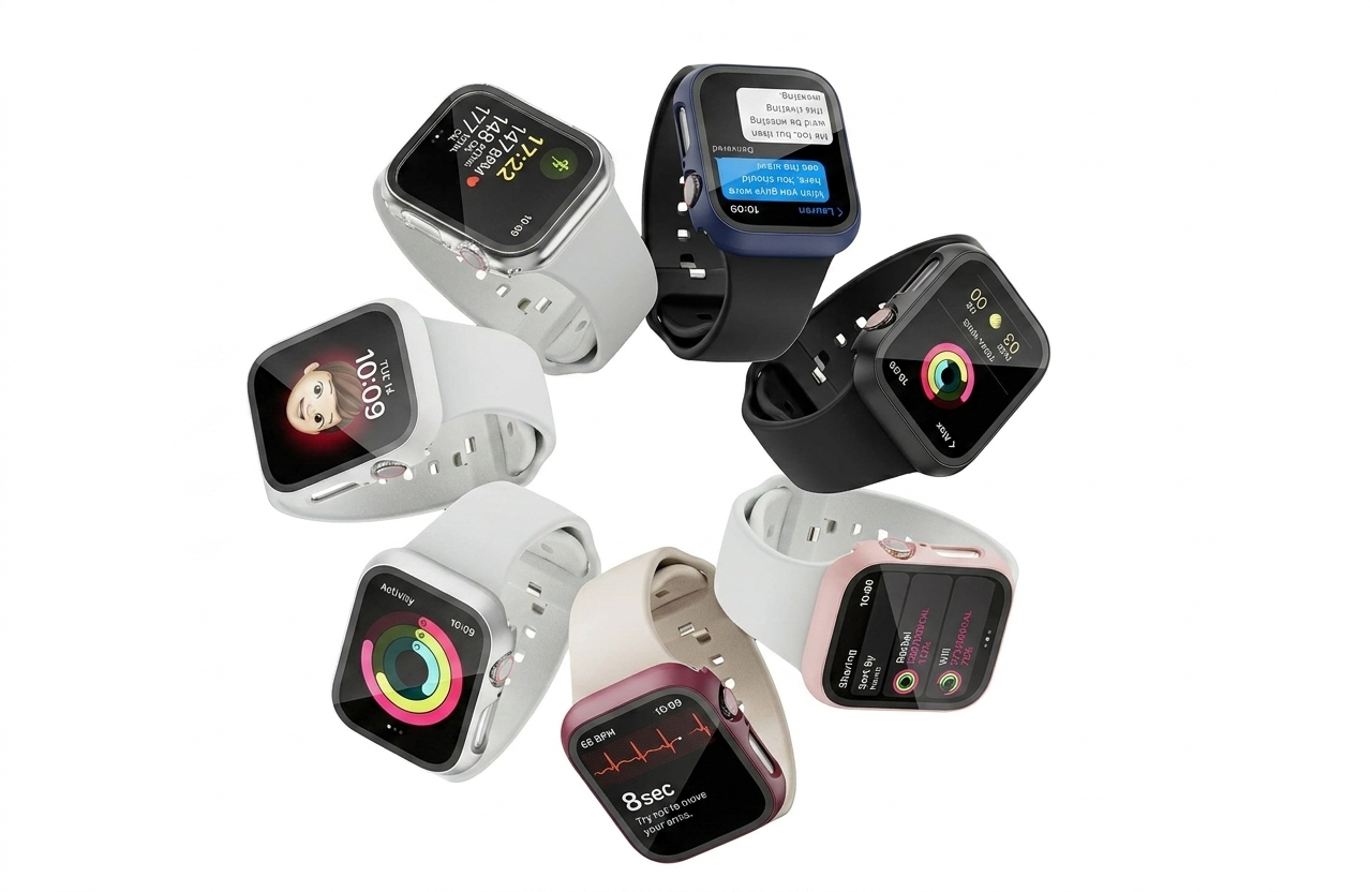 Regular Apple Watch protective case for standard wrist use