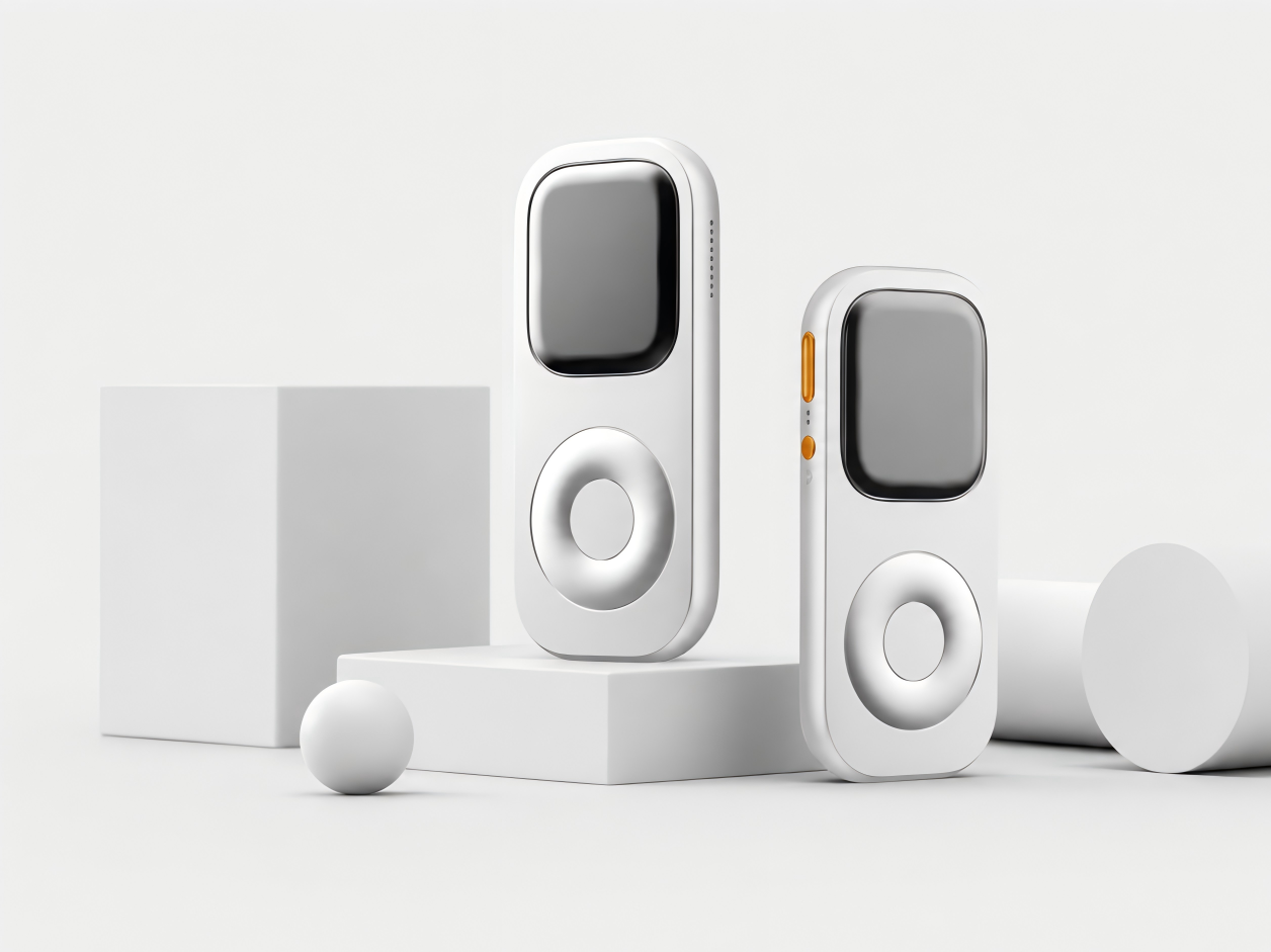 RePod silver Apple Watch iPod case in a minimalist studio setup for phone-free everyday carry