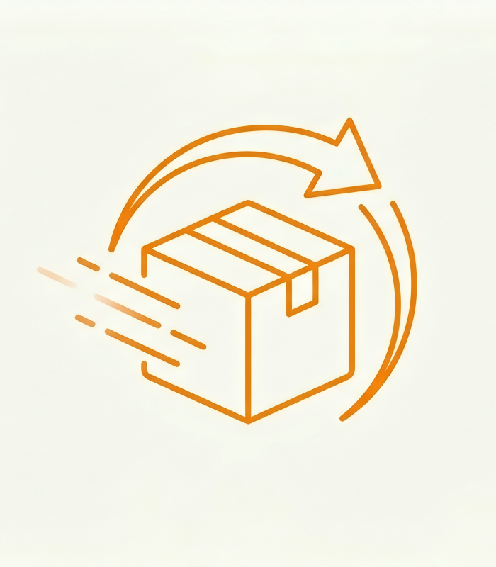 RePod orders and shipping support icon for Apple Watch iPod case delivery