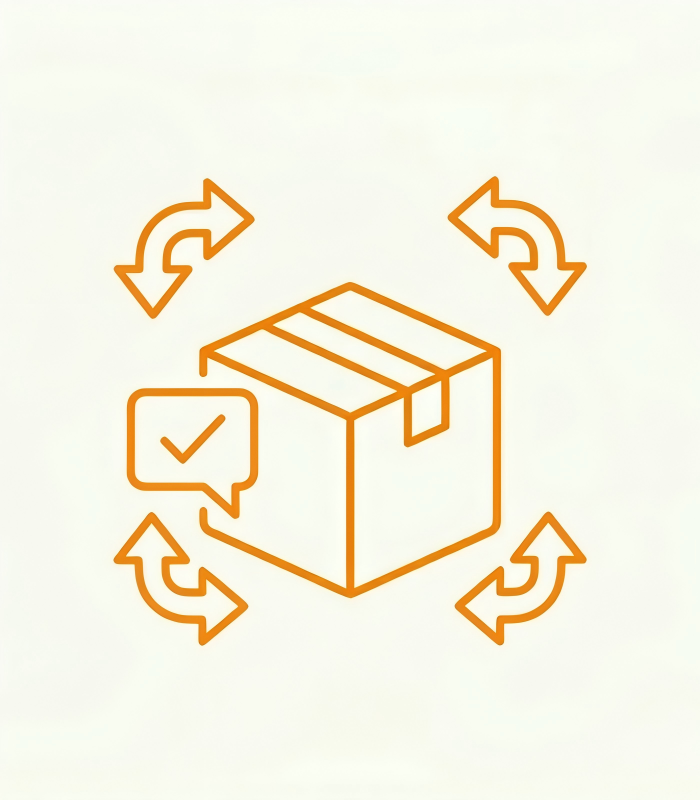 RePod returns and after-sales support icon for Apple Watch iPod case service