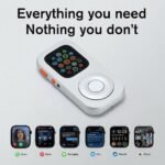 RePod Apple Watch iPod case showing essential functions for phone music messaging mail weather and photos