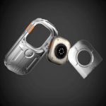 RePod Ultra Apple Watch Ultra case exploded structure showing case shell watch body and back plate
