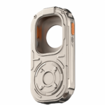RePod Ultra Apple Watch Ultra case in natural titanium on white background
