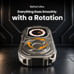 RePod Ultra Apple Watch Ultra case with rotation control wheel for smooth handheld interaction