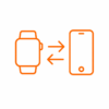 Apple Watch and iPhone replacement comparison icon