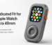 Apple Watch Ultra 49mm installed in a RePod iPod-style case with dedicated fit and scroll wheel design