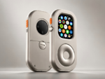 RePod Ultra Standard titanium color Apple Watch Ultra iPod case with front and back view