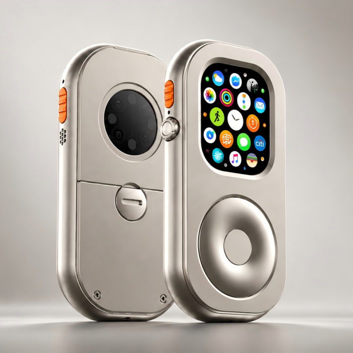 RePod Ultra Standard Titanium Color iPod case for Apple Watch Ultra 1 2 3