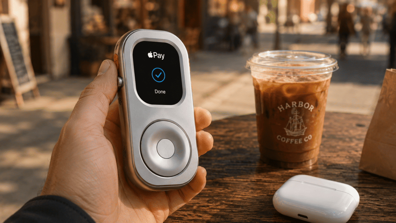 Phone-free coffee run using Apple Watch Ultra in RePod with Apple Pay and AirPods