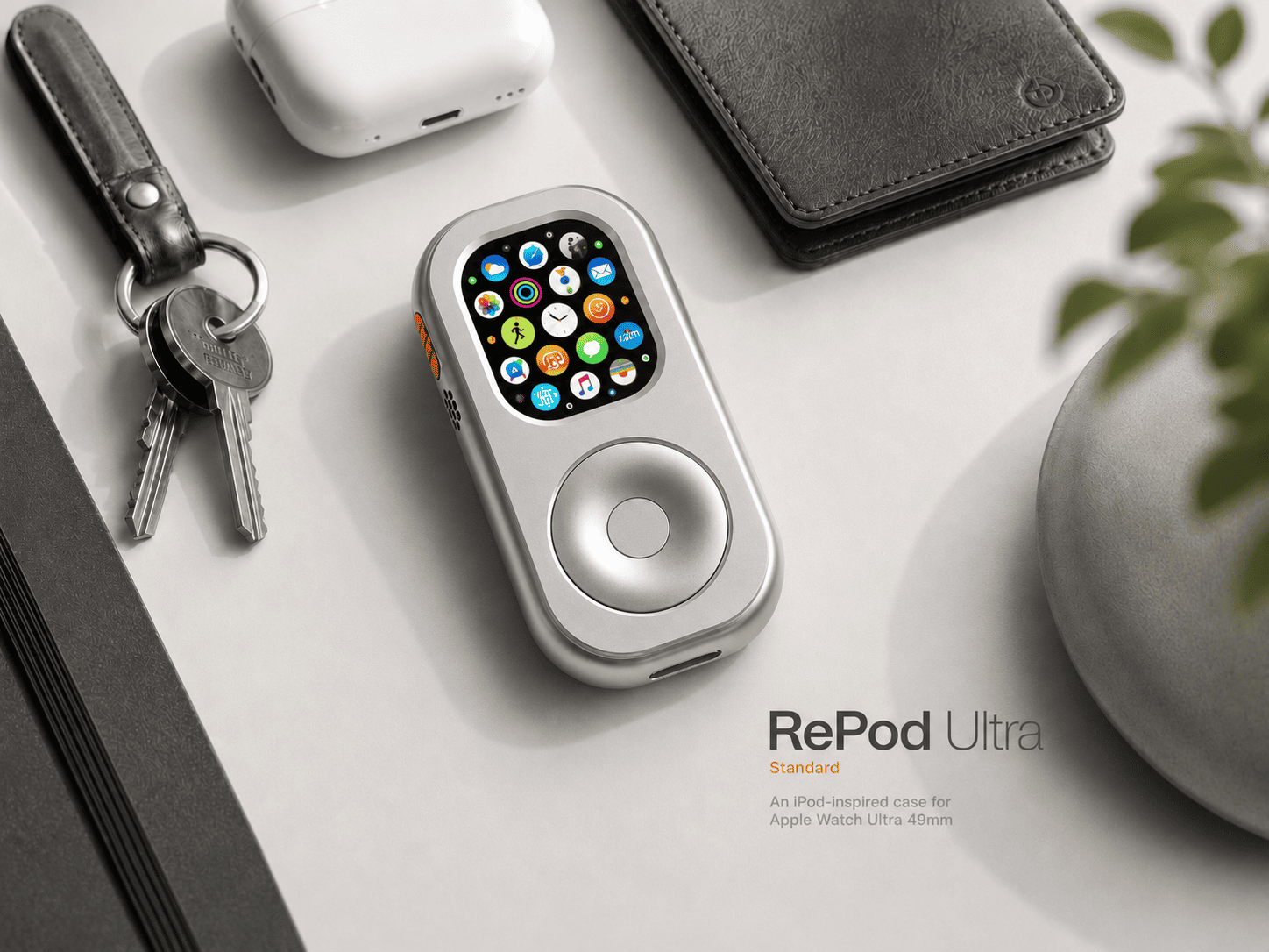 Minimalist EDC setup showing Apple Watch as a minimalist phone alternative
