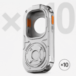 Ultra RePod Punk Case Cyber Silver Metal Chrome Wholesale Pack 10 Units
