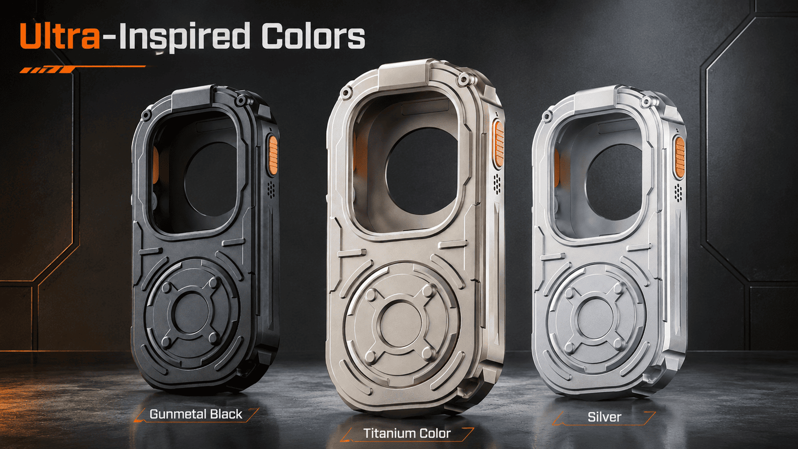 Ultra RePod Zinc Alloy Body Case Solid Metal Feel for Heavy Duty Everyday Carry