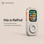 RePod C aluminum iPod-style case for Apple Watch with mechanical scroll wheel